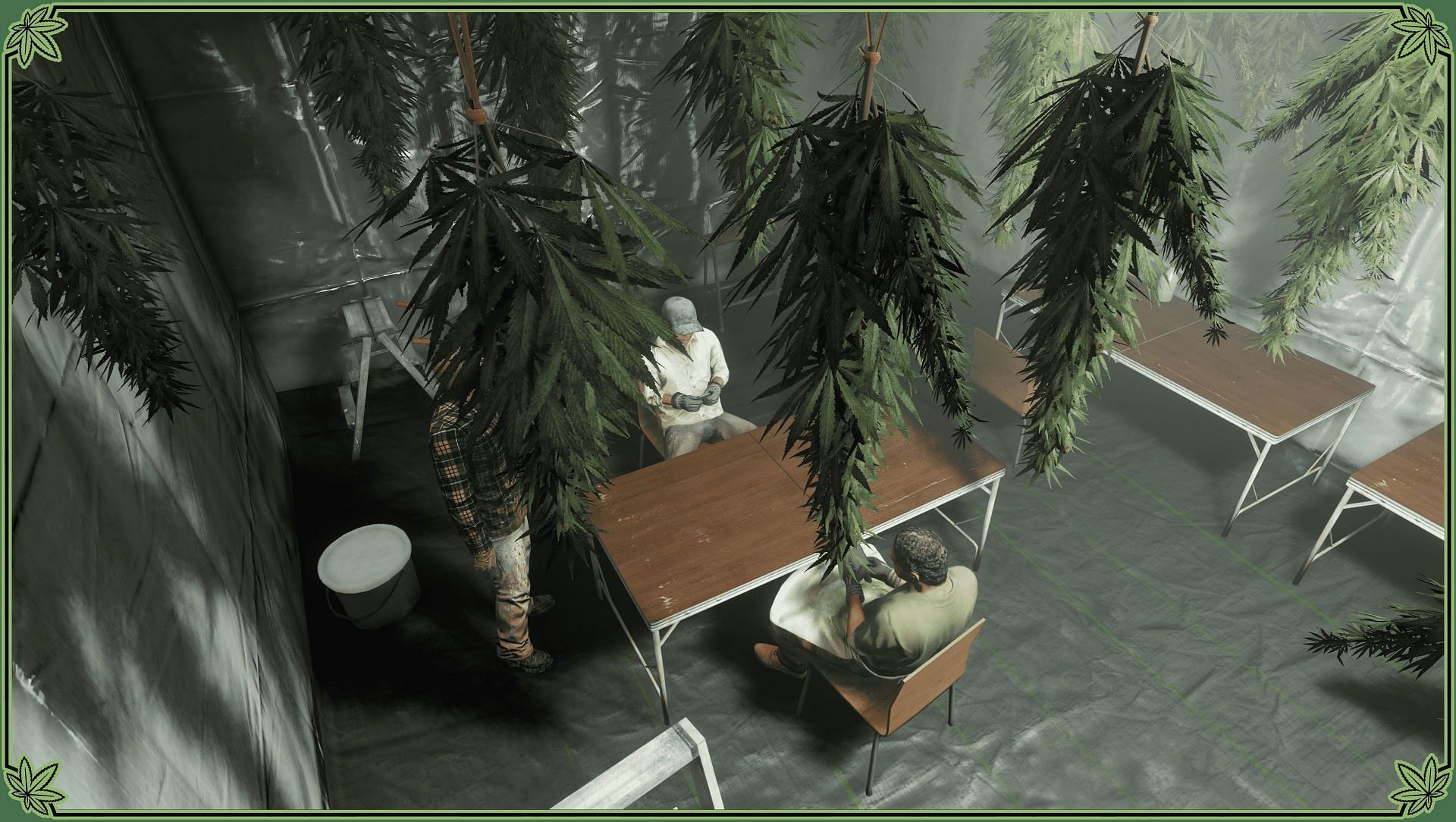 The dispensary affects the income of the MC Business Weed Farm (Image via Rockstar Games)
